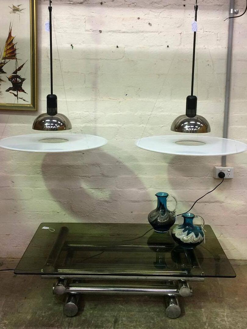 Whimsical Frisbi Flying Saucer Pendant Light - Cueteks