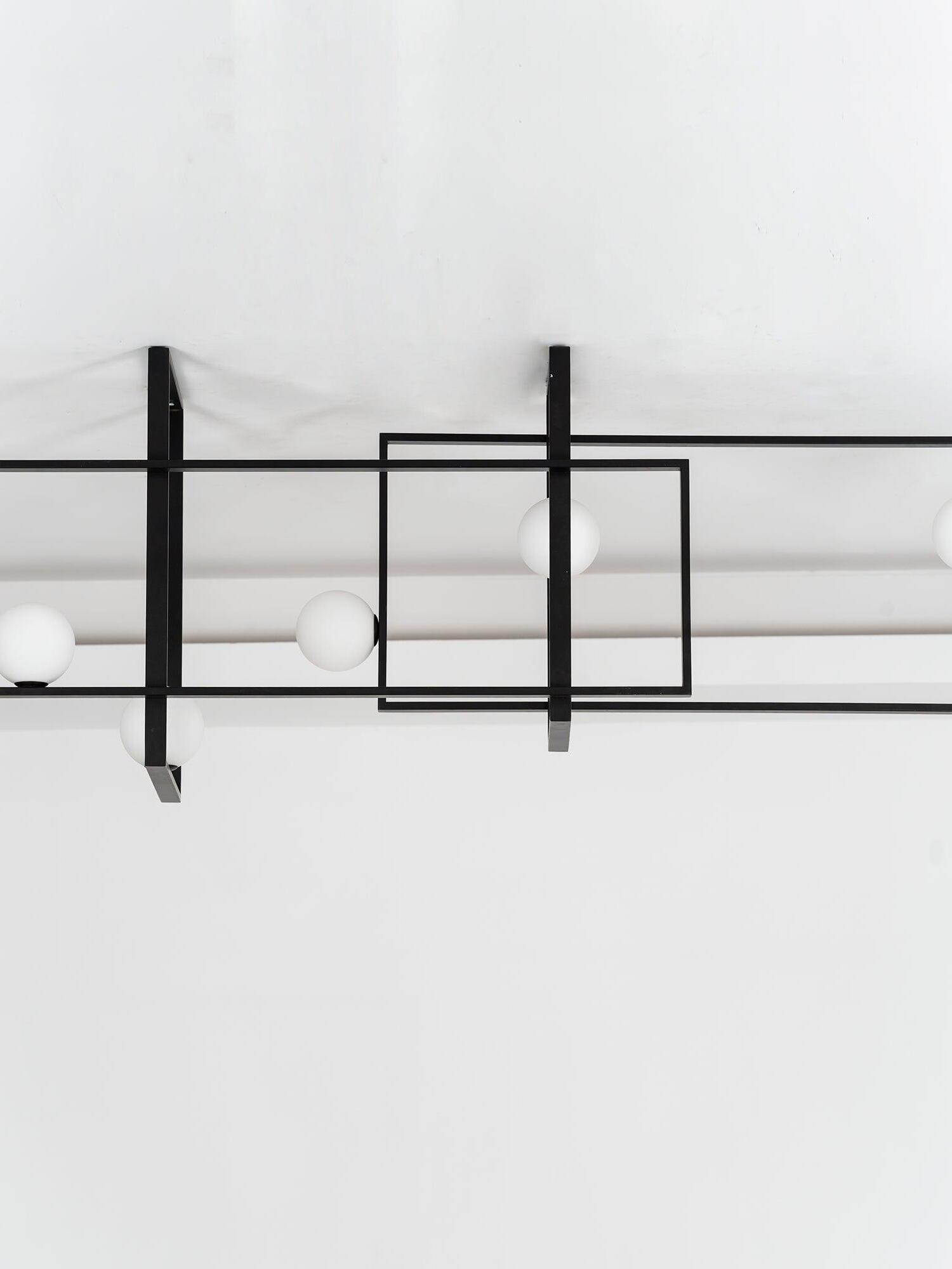 Mondrian Glass Ceiling Light - Cueteks