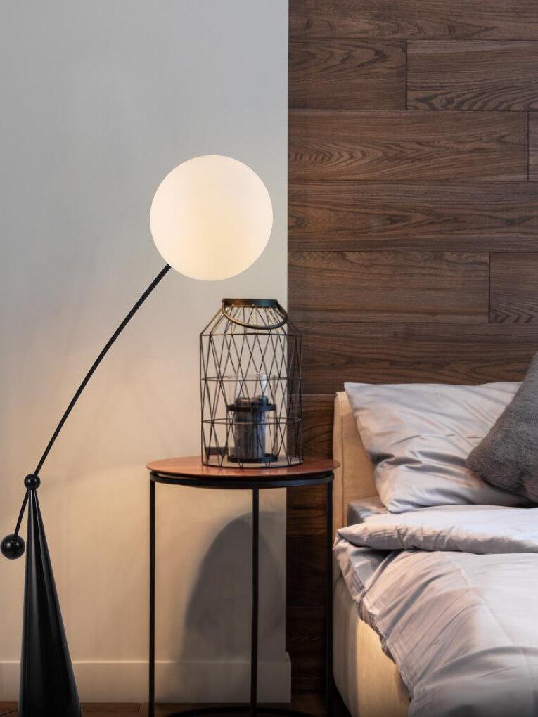 Opal Arc Floor Lamp - Cueteks