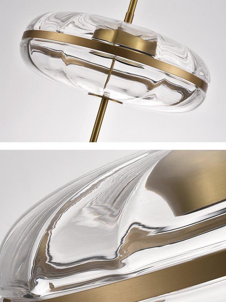 Glass dome and Brass band in a two-part detail image
