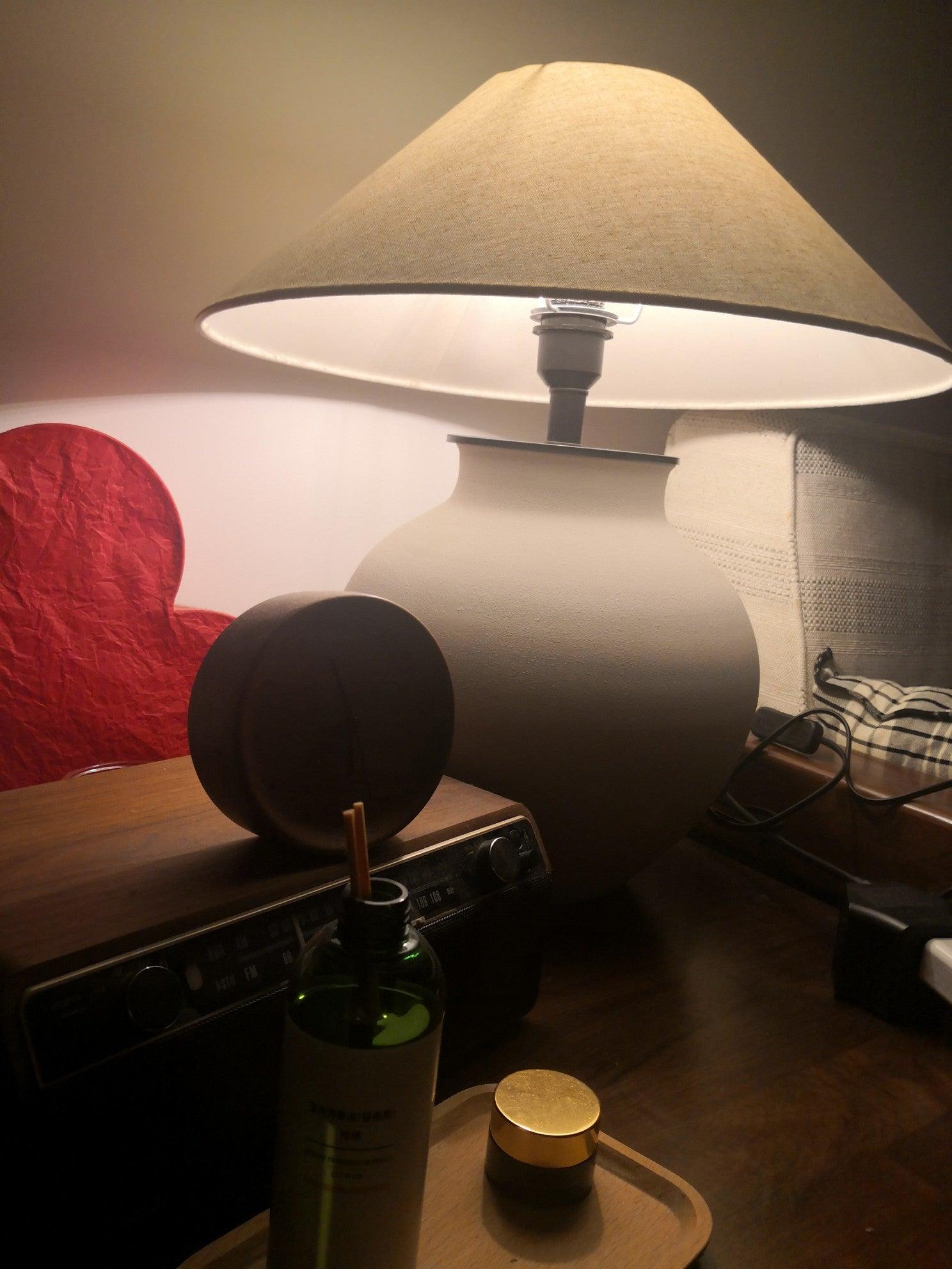 Medieval Decker Pottery Pot LED Table Lamp - Cueteks