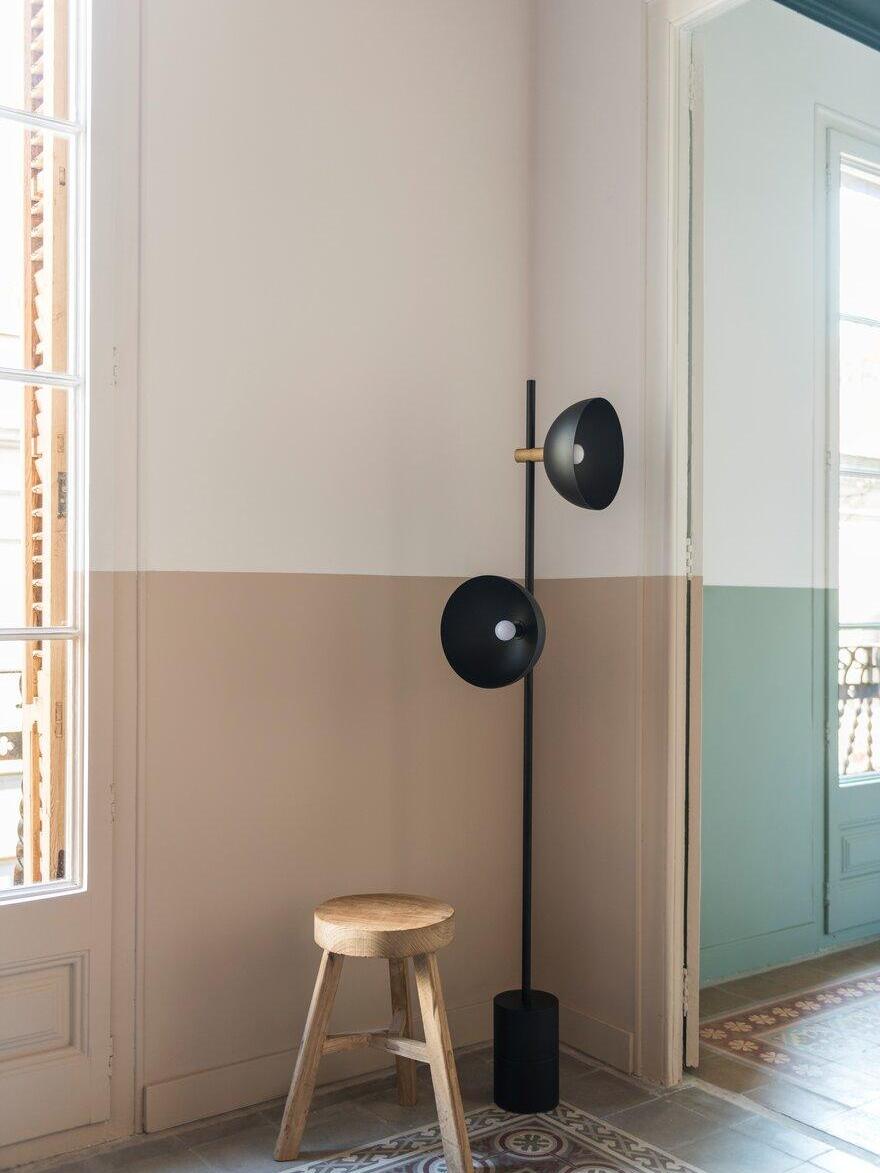 Industrial Black Bowl Shape Studio Floor Lamp - Cueteks
