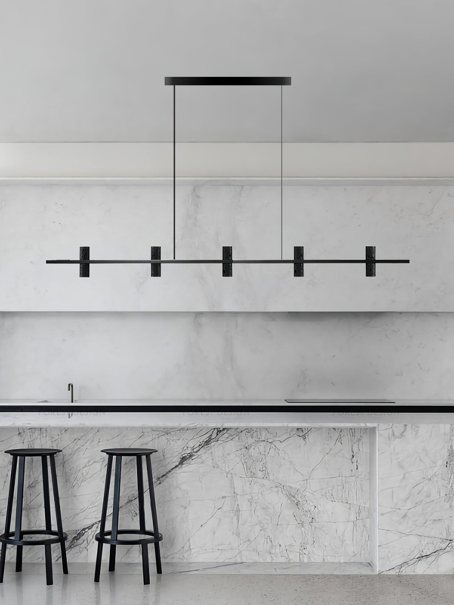 Meta Parallel light above a kitchen island
