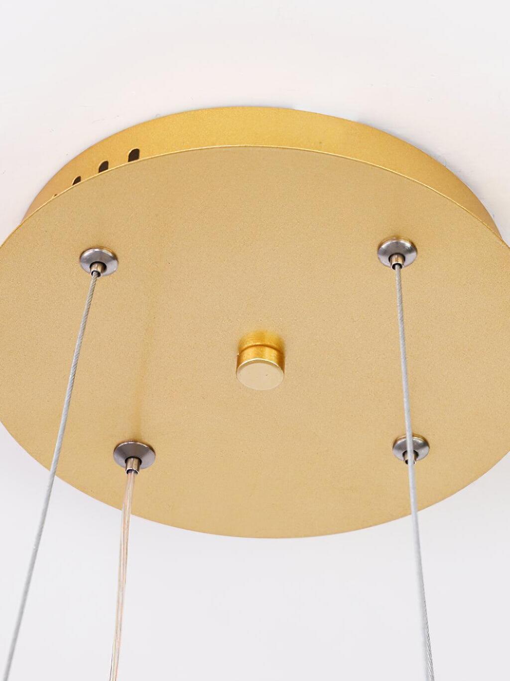 Modern Wavy Line Note Acrylic Pendant Lamp - Cueteks