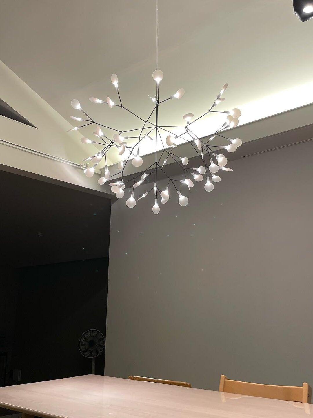 Black Heracleum Chandelier - Cueteks