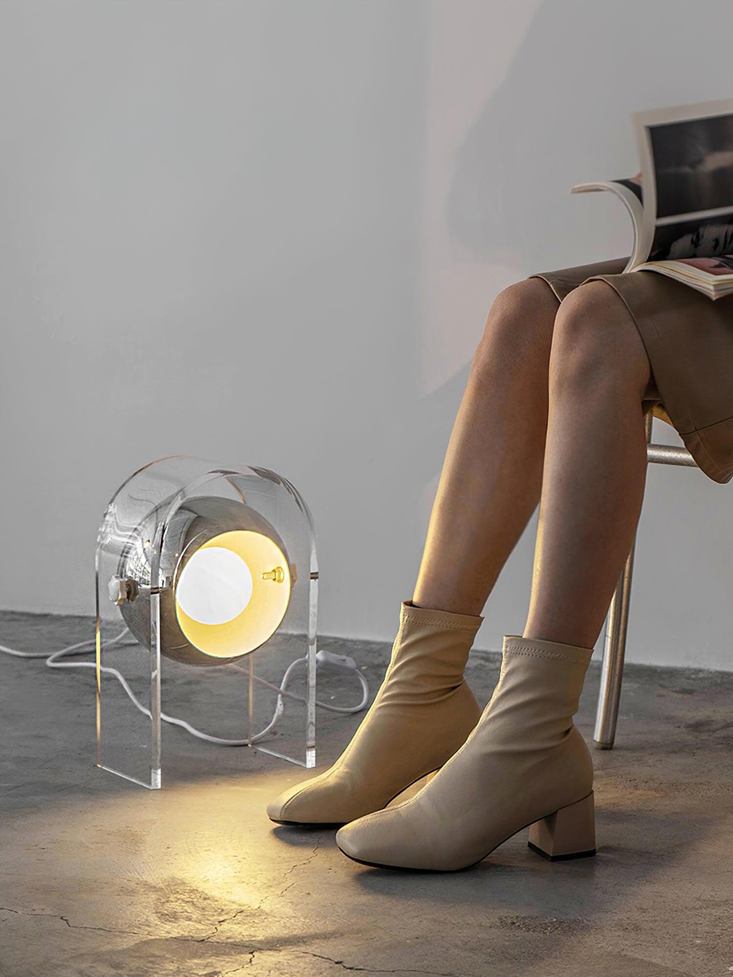 Classic Insta Sensorette Transparent Table Lamp - Cueteks