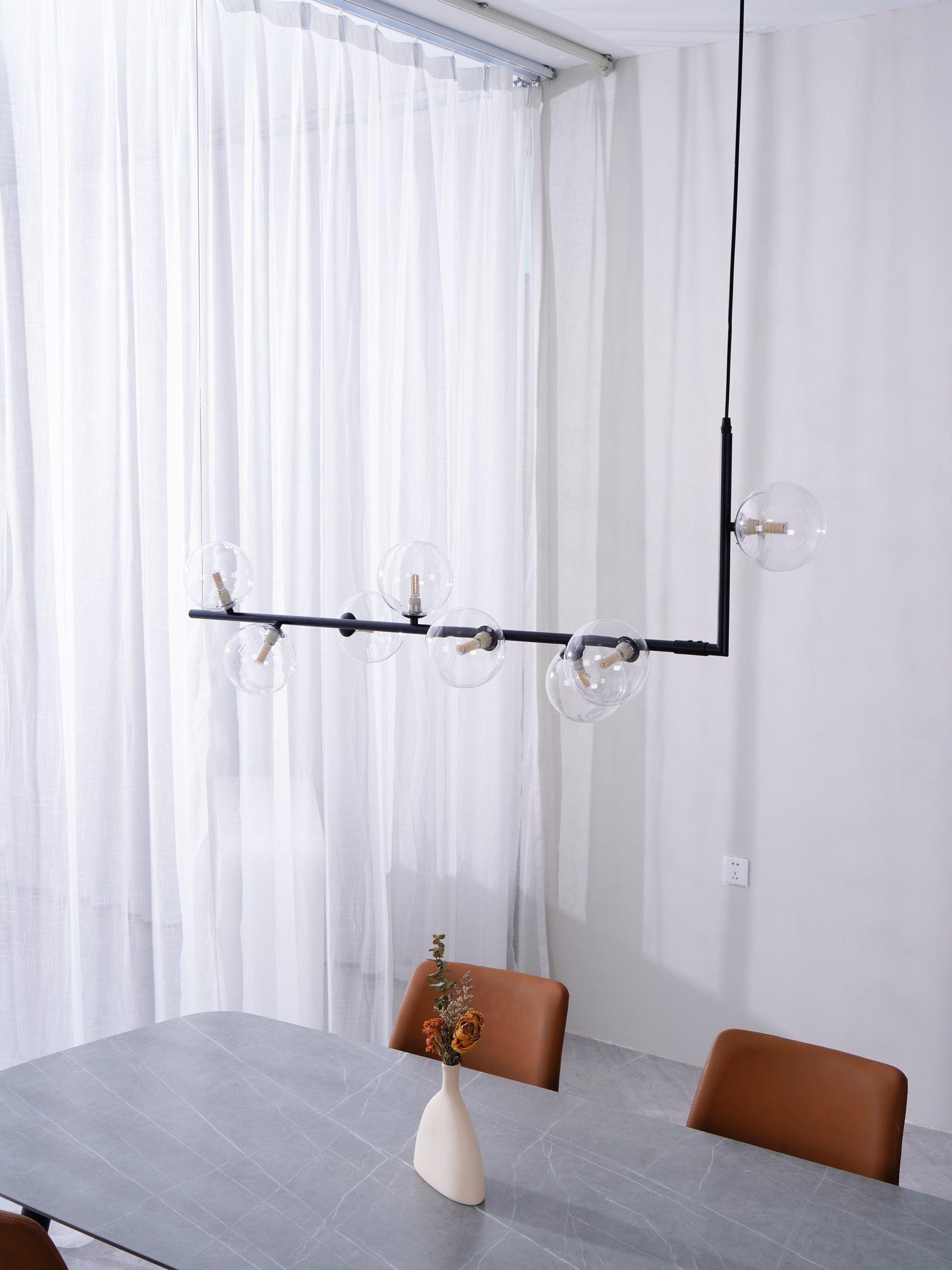 Linear Air 73 Glass Ball Pendant Lamp - Cueteks