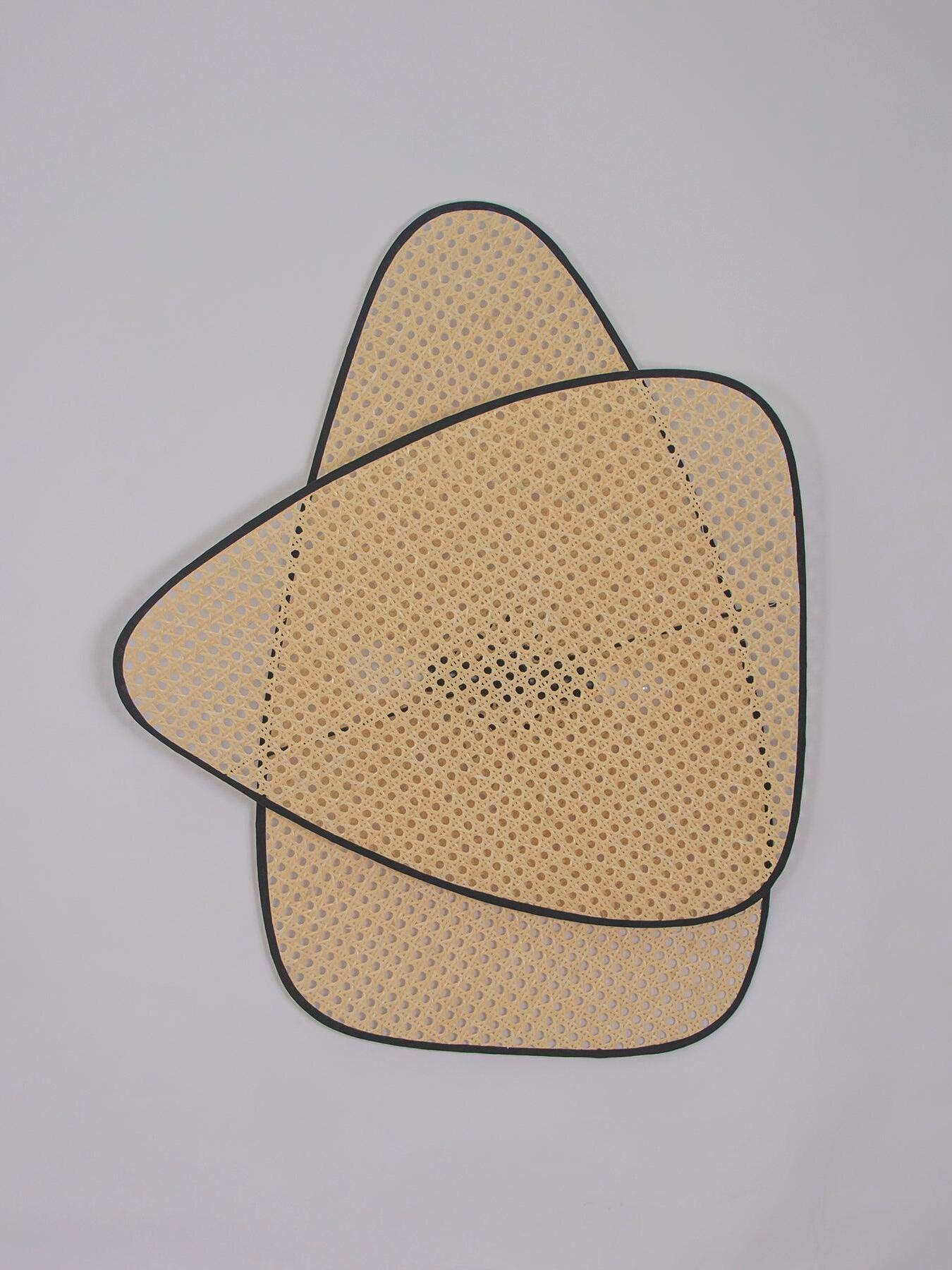 Rustic Bamboo Natural Screen Cannage Sconce - Cueteks