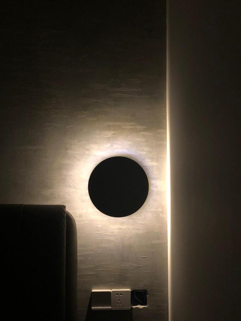 Modern Round Terrazzo Pin Wall Lamp - Cueteks