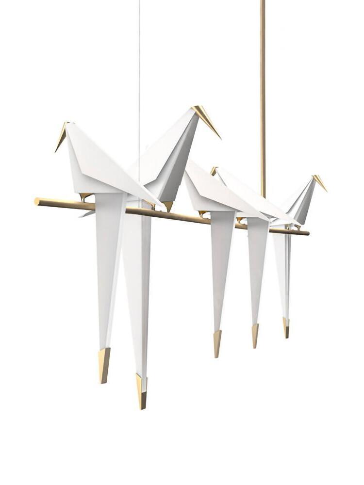 Perching Bird Chandelier - Cueteks