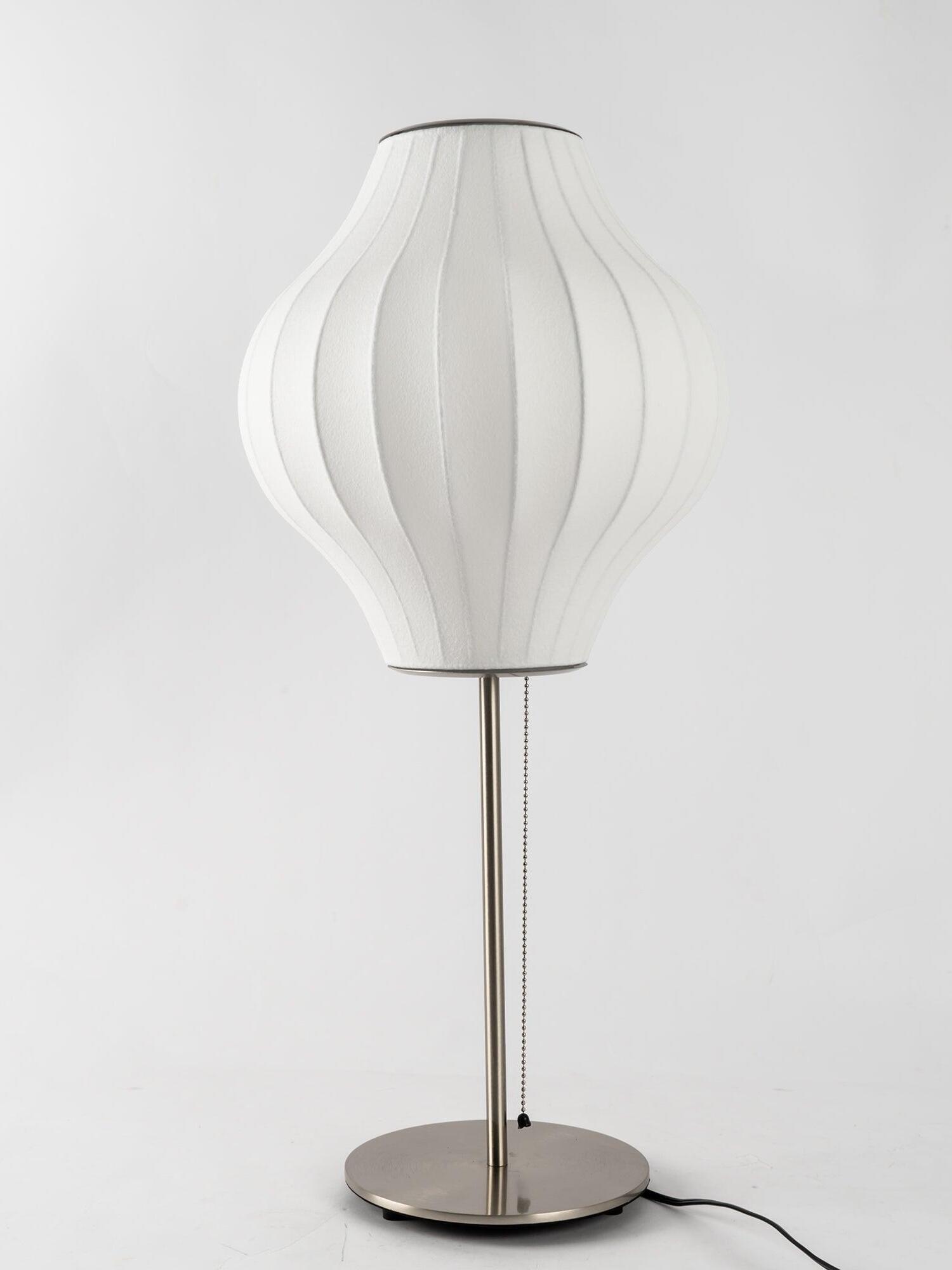 White Nelson Ball Shape Tripod Table Lamp - Cueteks