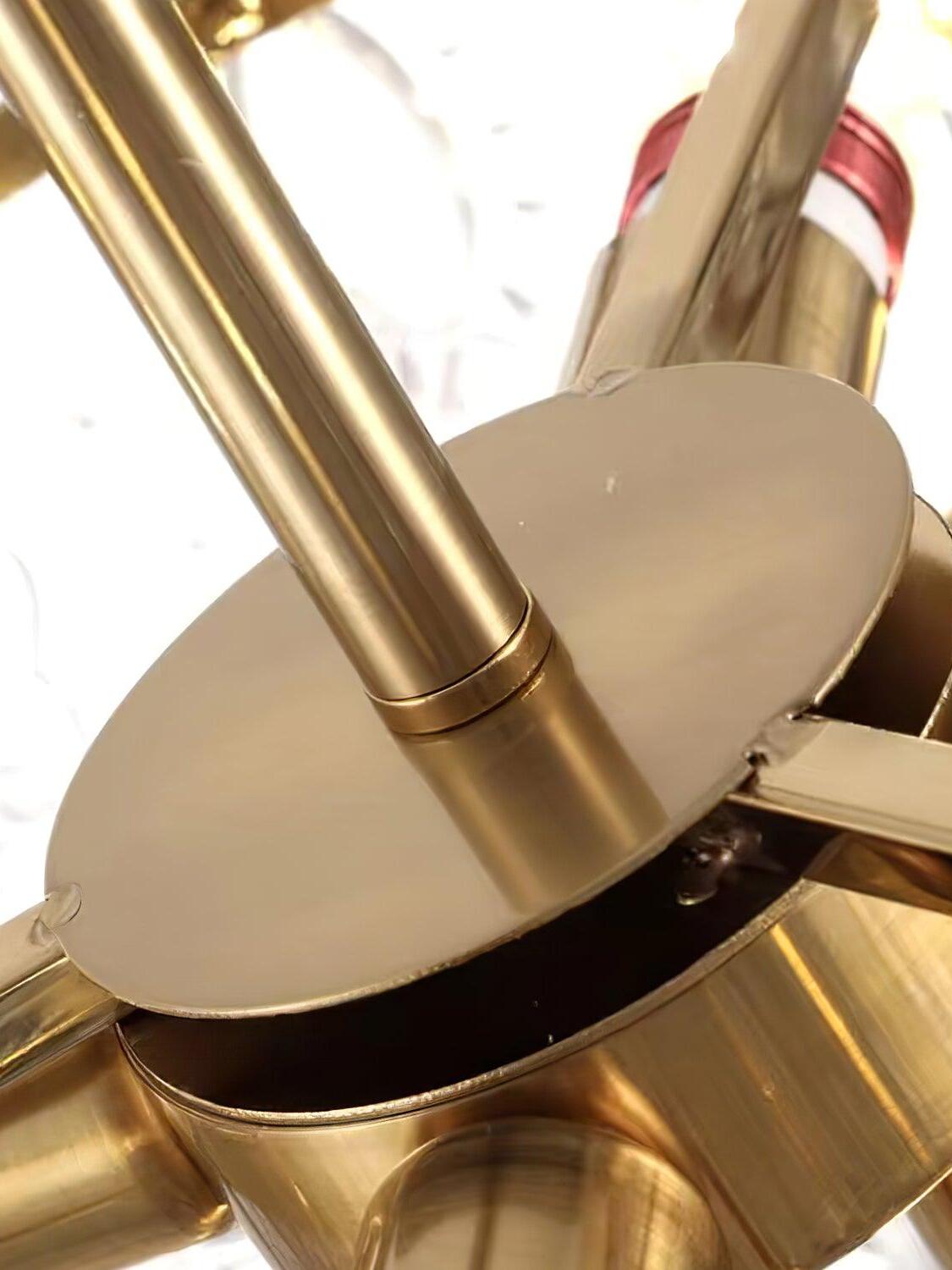 Gold central mounting cup and support rods
