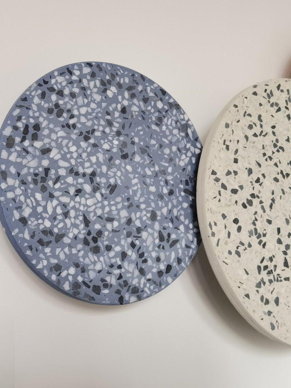 Modern Round Terrazzo Pin Wall Lamp - Cueteks
