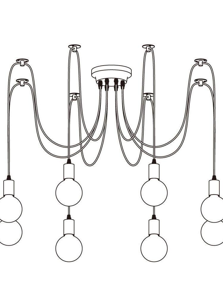 Spider Ceiling Chandelier - Cueteks