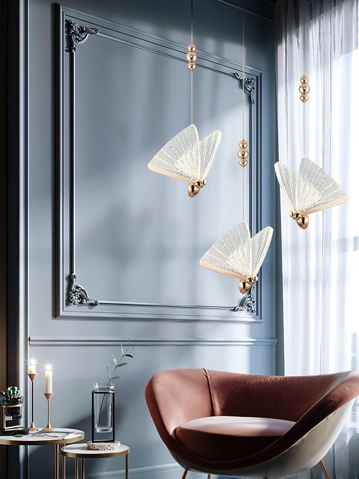 Butterfly Pendant Light - Cueteks