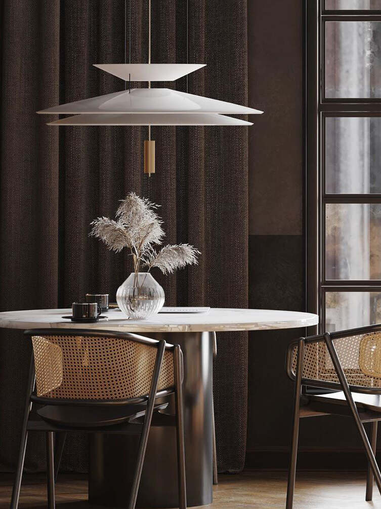 Stylish Metal Flamingo Chandelier for Living Room - Cueteks