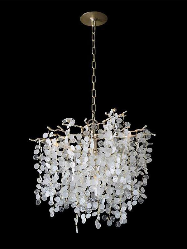 Shiro Noda Crystal Chandelier - Cueteks