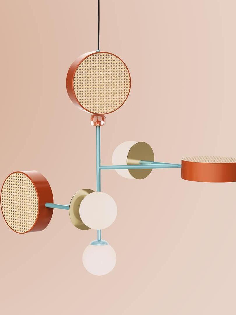 Monaco Artistic Geometric Suspension Light - Cueteks