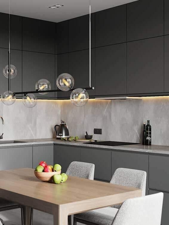 Linear Air 73 Glass Ball Pendant Lamp - Cueteks