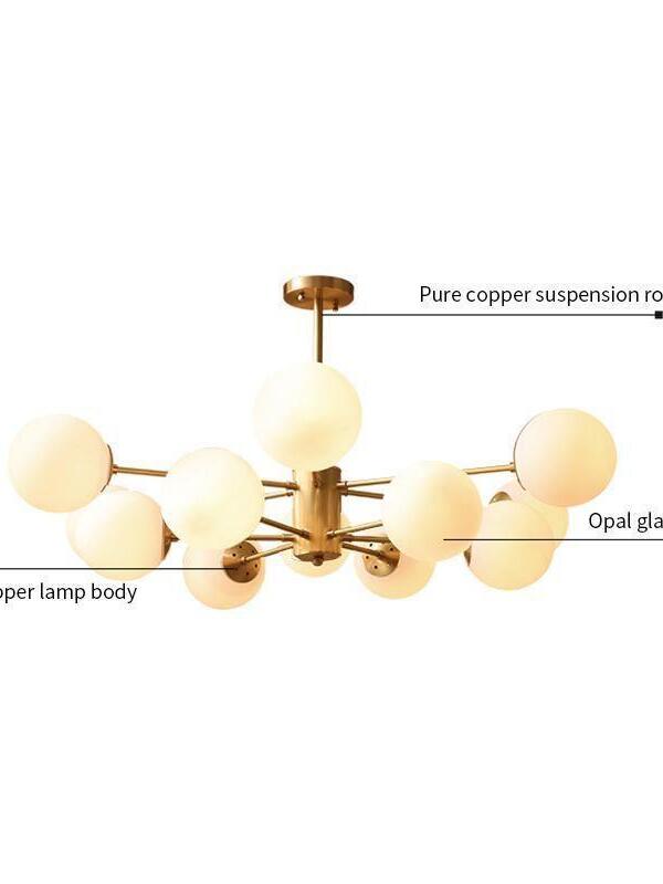 Nordic Karrington Glass Ball Chandeliers - Cueteks