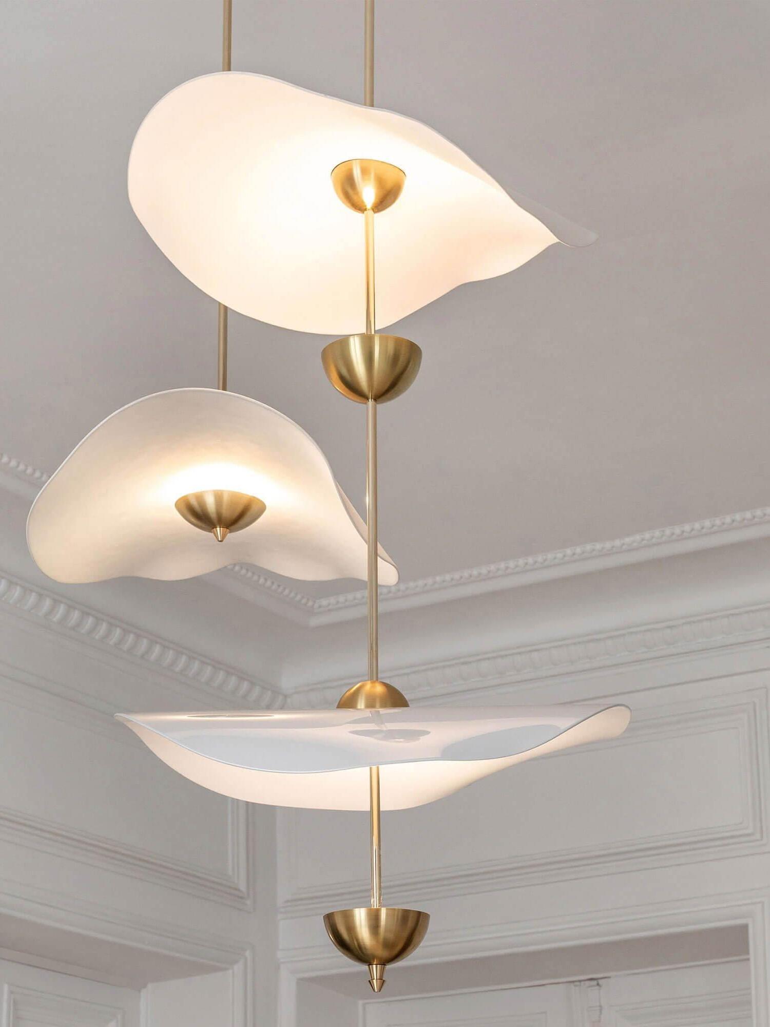 Envolee Double Biscuit Pendant Light - Cueteks