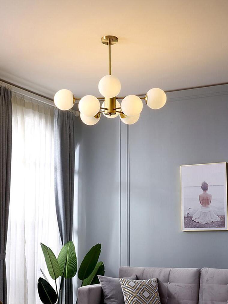 Nordic Karrington Glass Ball Chandeliers - Cueteks