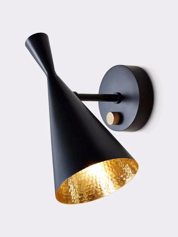 Related black cone wall-light image