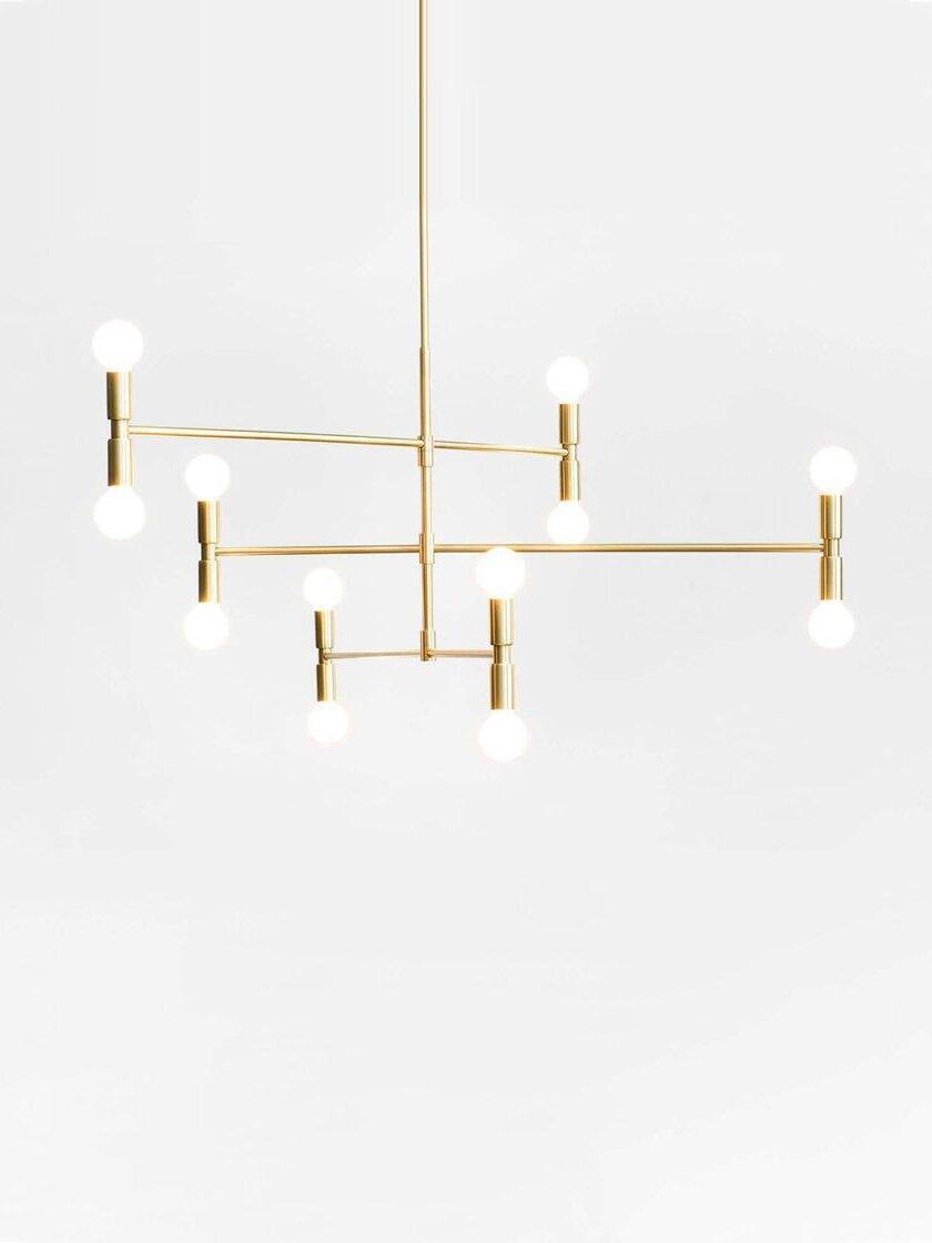Industrial Atomium Multi Heads Chandelier - Cueteks