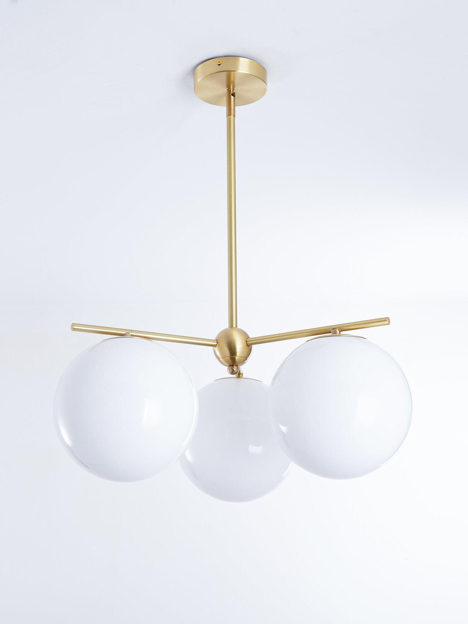 Sphere & Stem Chandelier - Cueteks