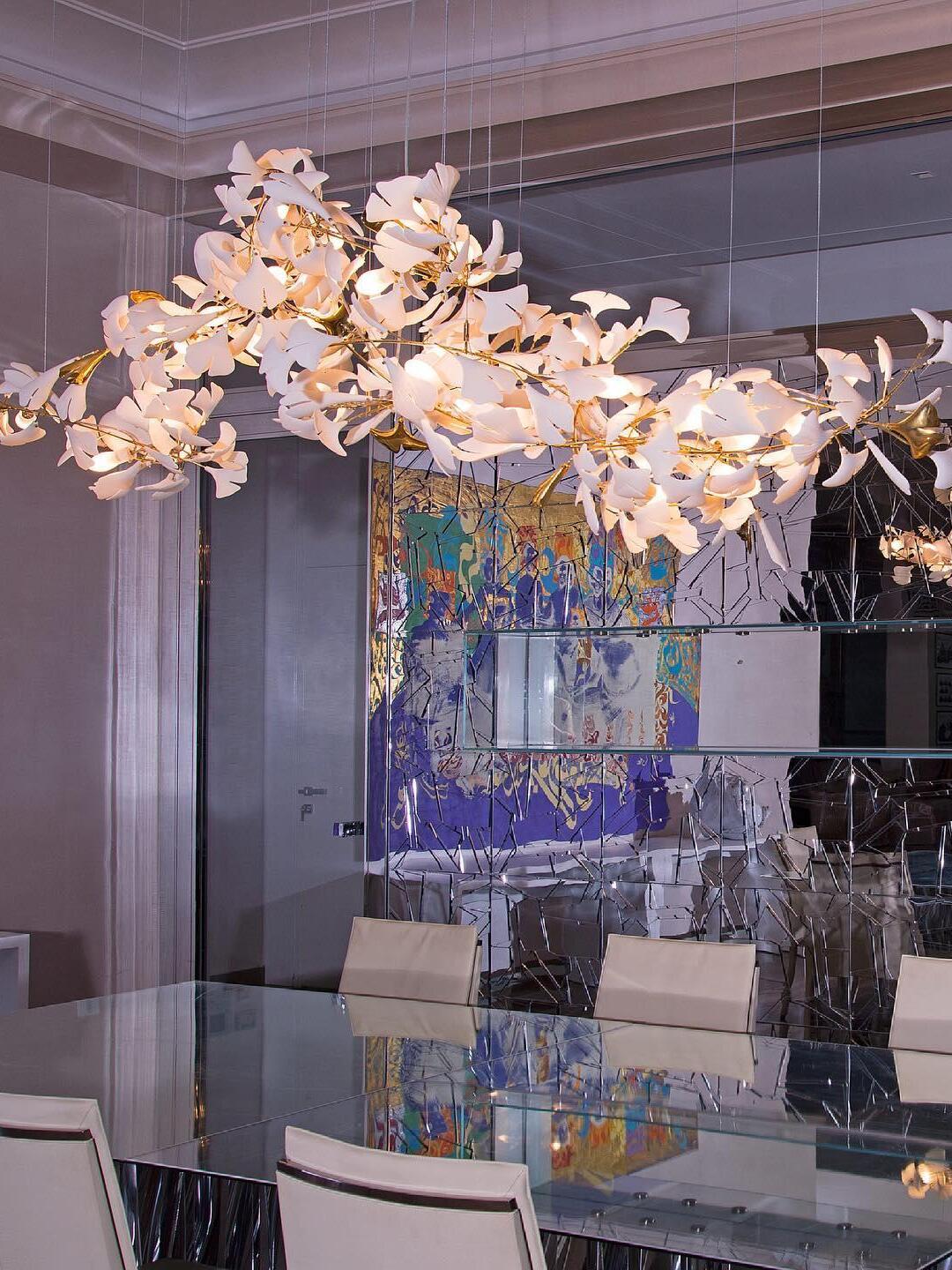 Gingko Chandelier A - Cueteks