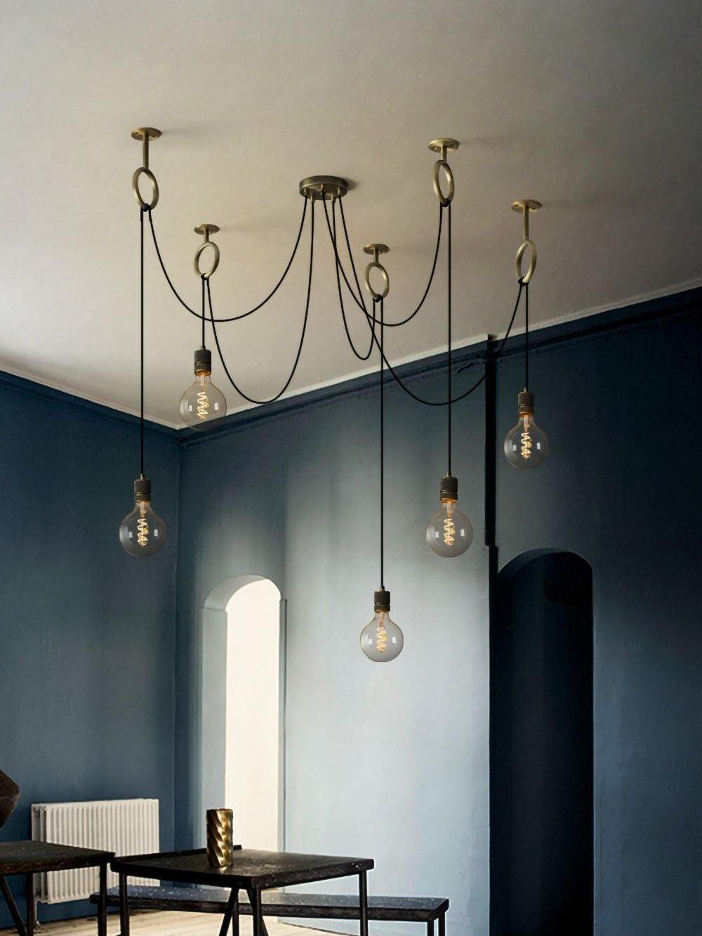 Industrial Spider Chandelier - Cueteks