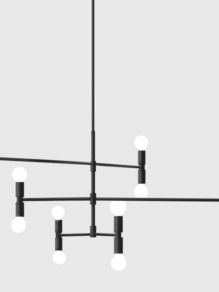 Industrial Atomium Multi Heads Chandelier - Cueteks