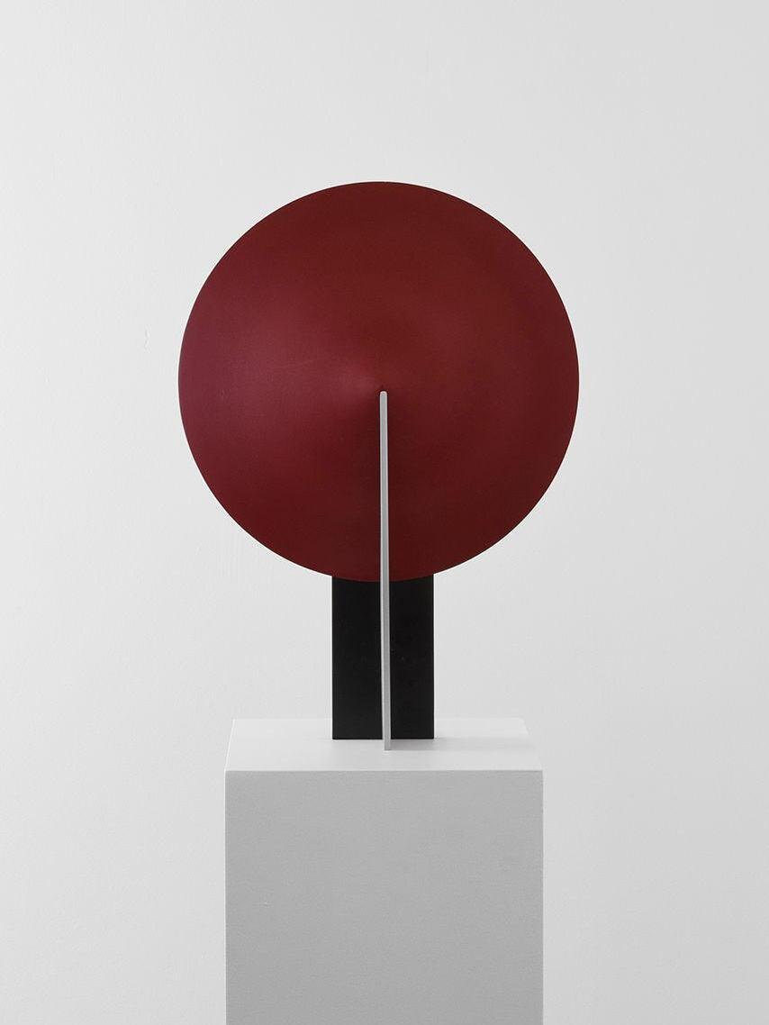 Futuristic Orbe Geometric Metal Table Lamp - Cueteks