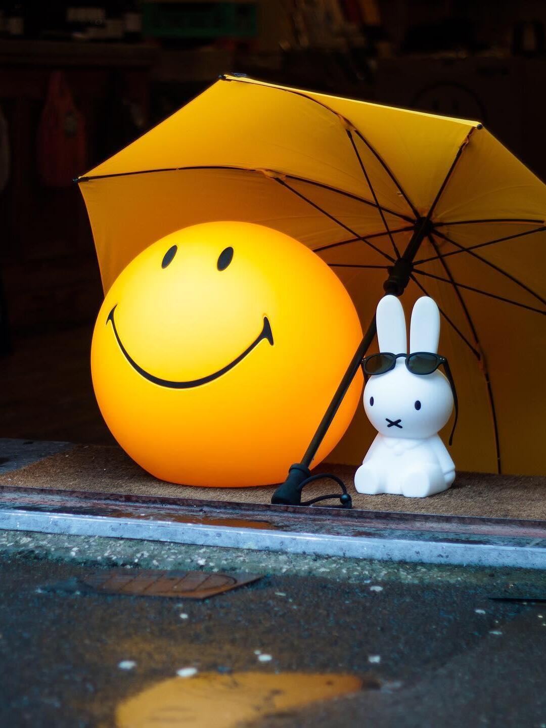 Smiling Decorative Rechargeable Table Lamp - Cueteks