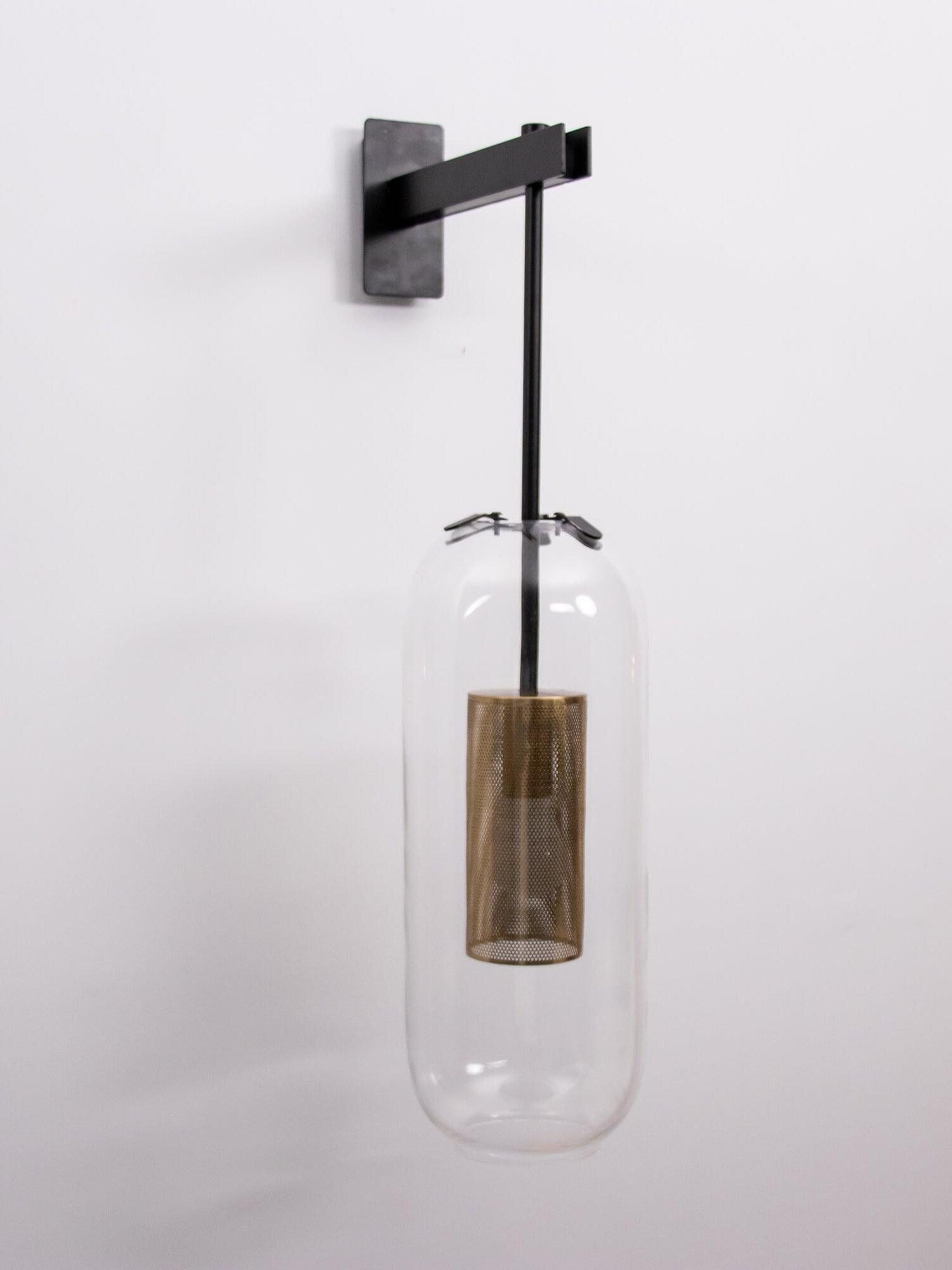 Middle Ages Vadim Glass Lantern Wall Lamp - Cueteks