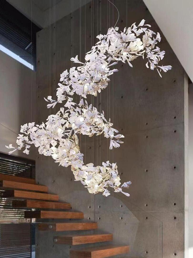 Gingko Chandelier F - Cueteks