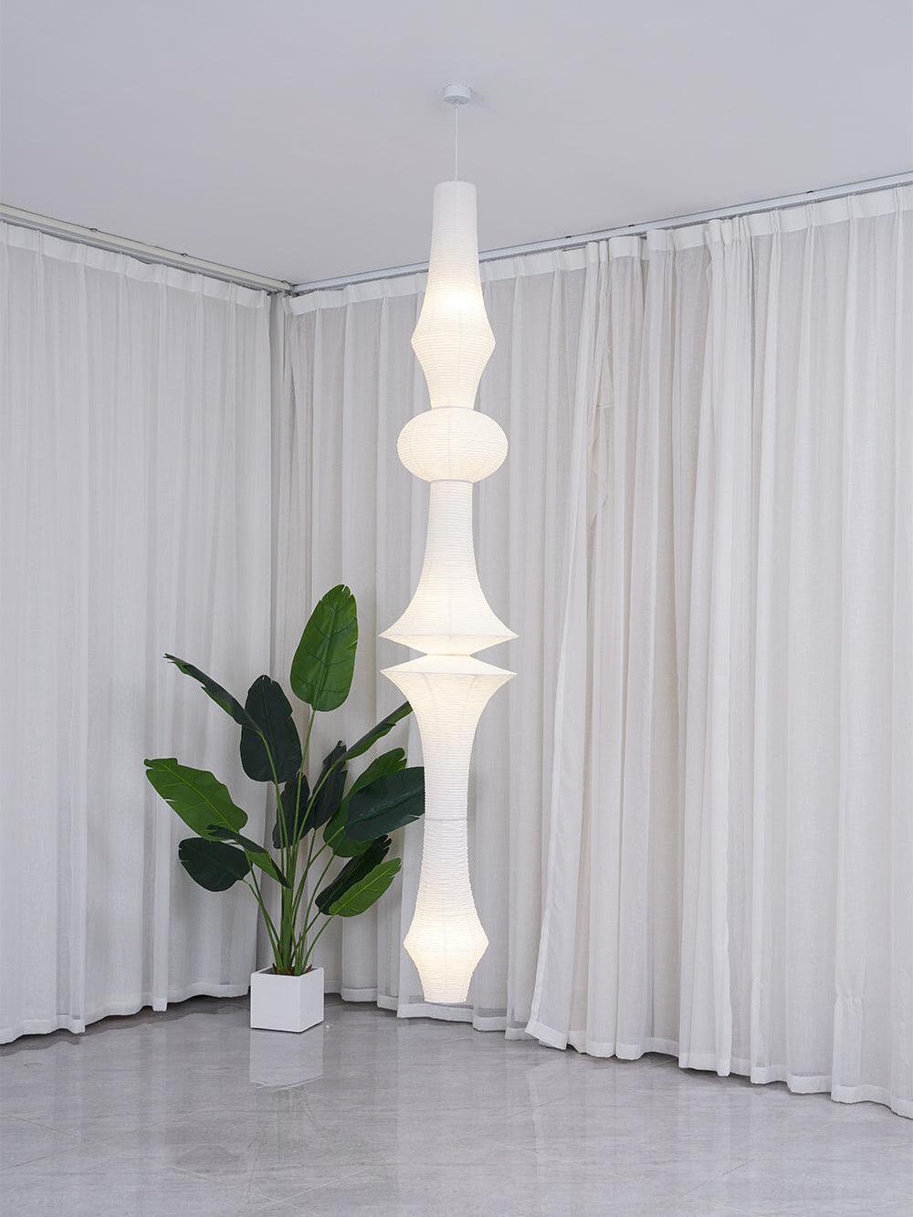 Rice Paper E Pendant Light - Cueteks