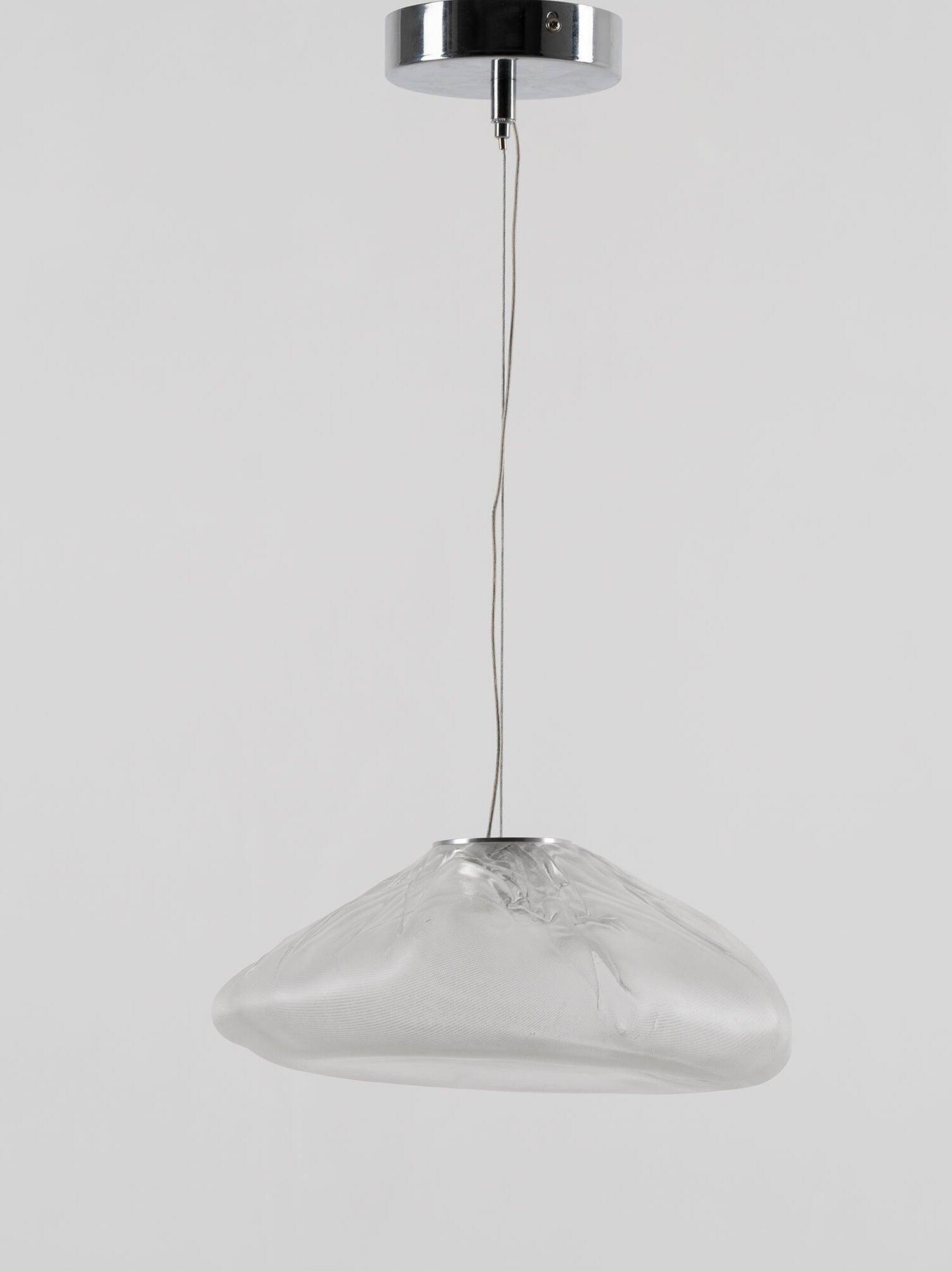 Transparent Glass Random Rectangle Multiple Pendant Lamp - Cueteks