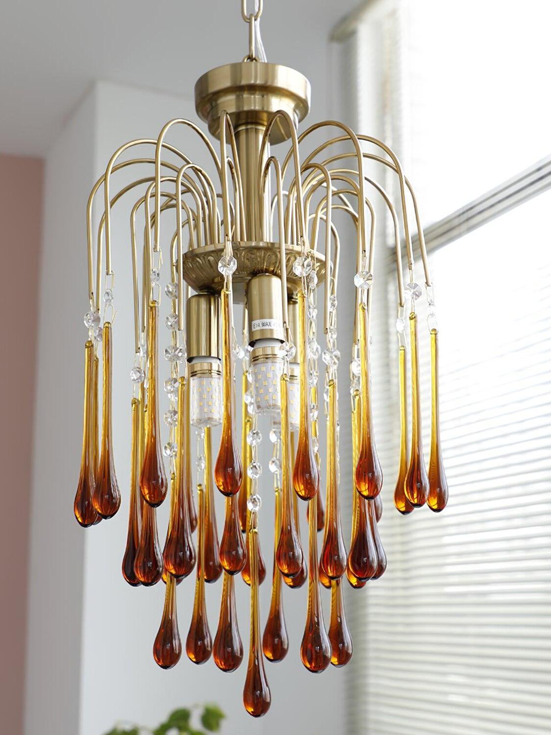 Compact curved stems and Caramel drops by a window