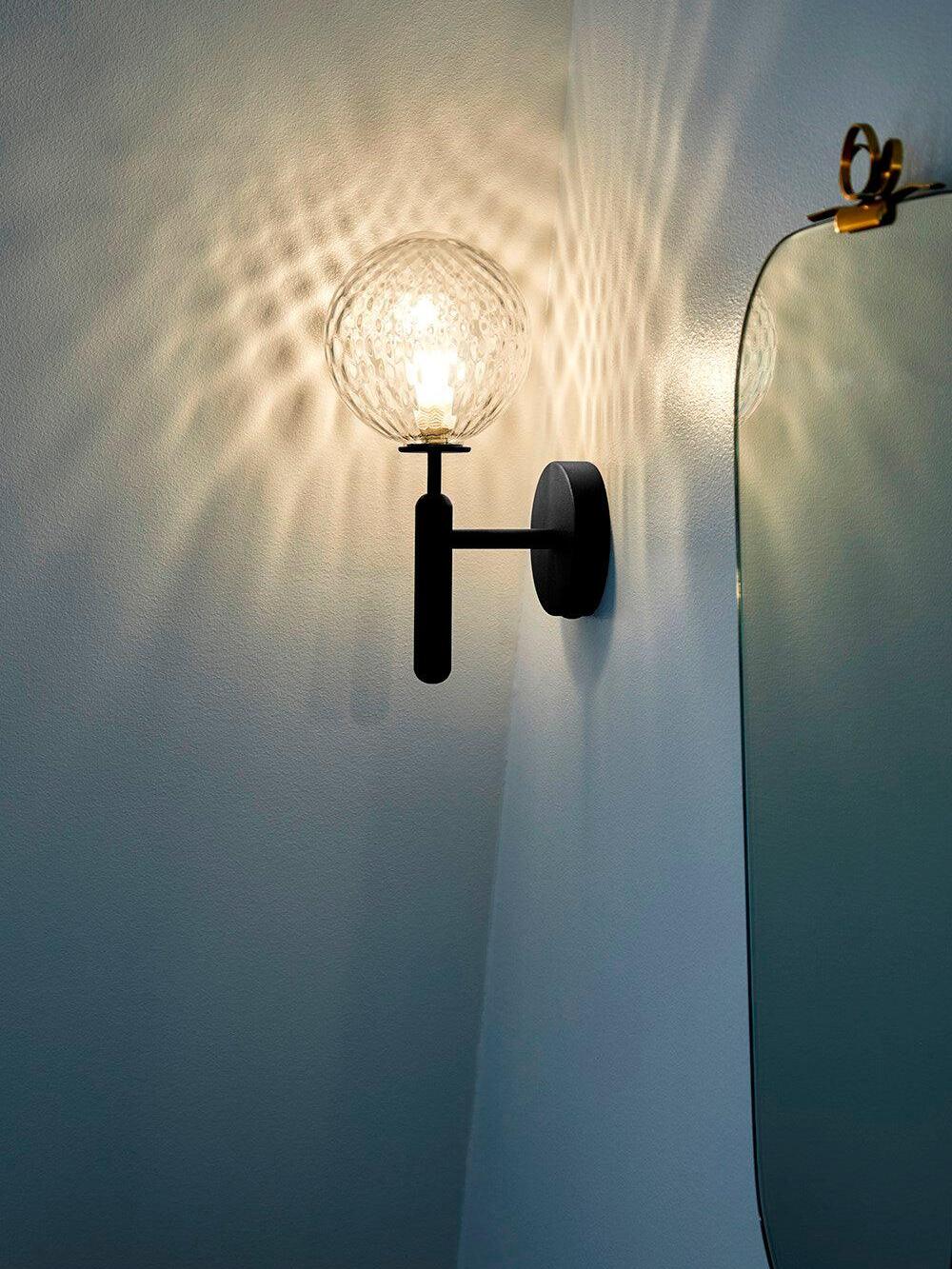 Luxury Miira Glass Ball Bedroom Wall Light - Cueteks