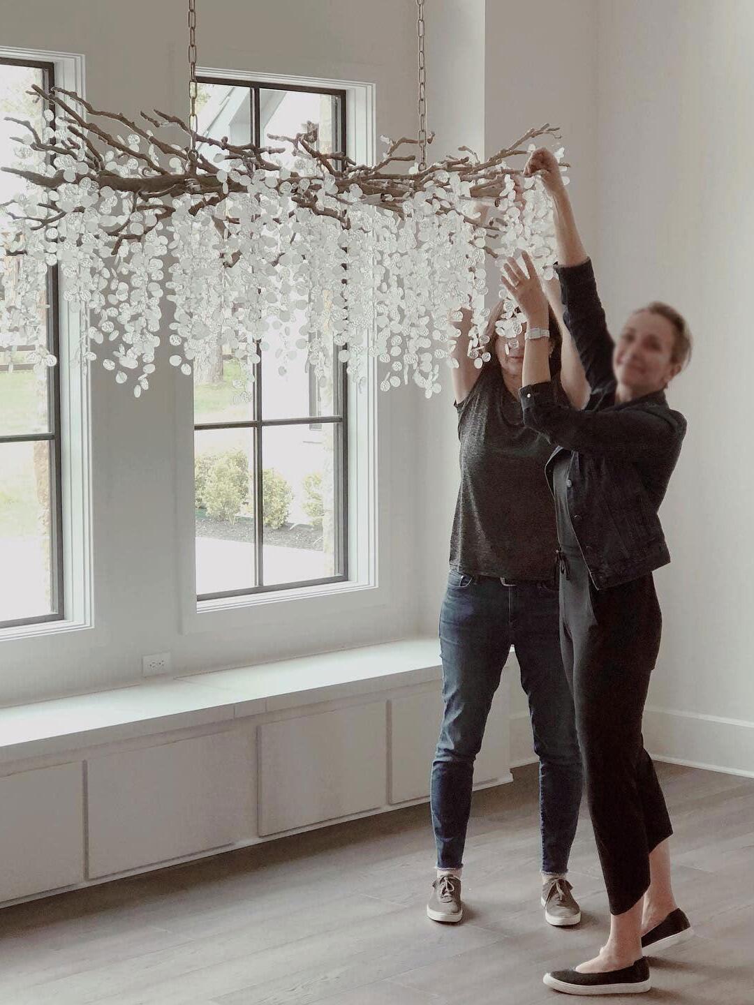 Shiro Noda Crystal Chandelier - Cueteks