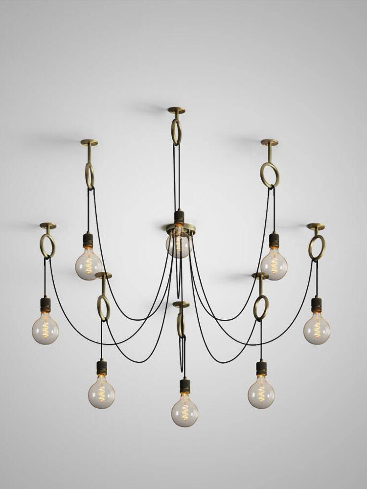 Industrial Spider Chandelier - Cueteks