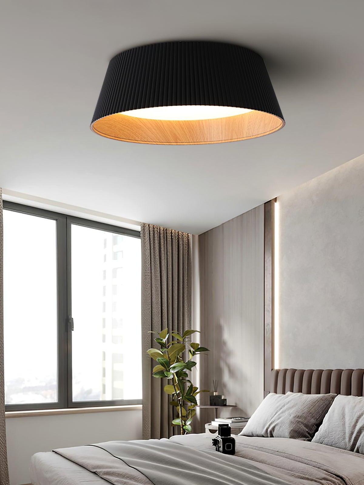 Modern Ribbed Ceiling Light - Cueteks