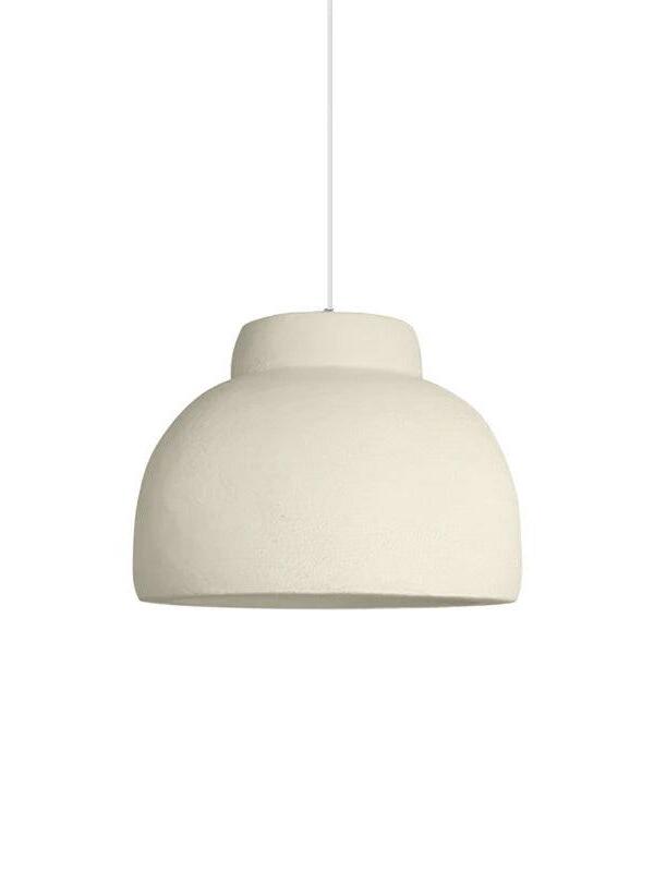 Rustic Macaroon Grain Bowl Shape Pendant Lamp - Cueteks