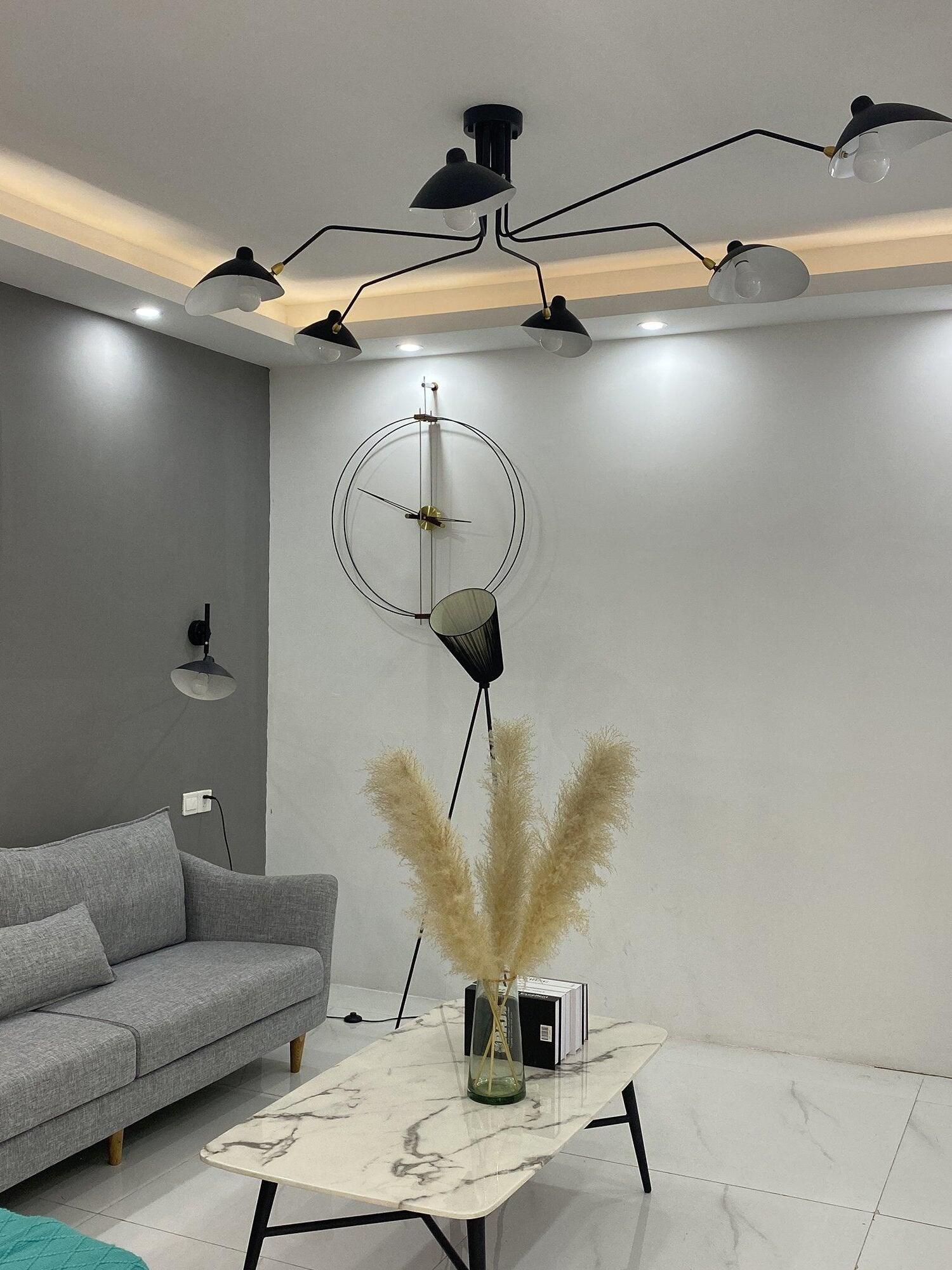 Serge Mouille Ceiling Light A - Cueteks