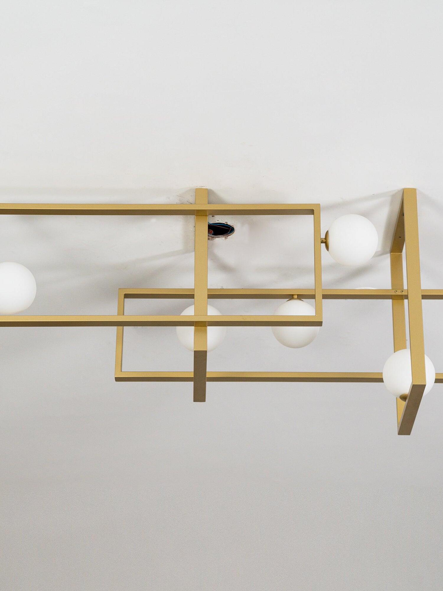 Mondrian Glass Ceiling Light - Cueteks