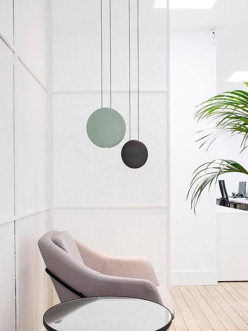 Resin Cosmos Multicolor Disc Pendant Light - Cueteks
