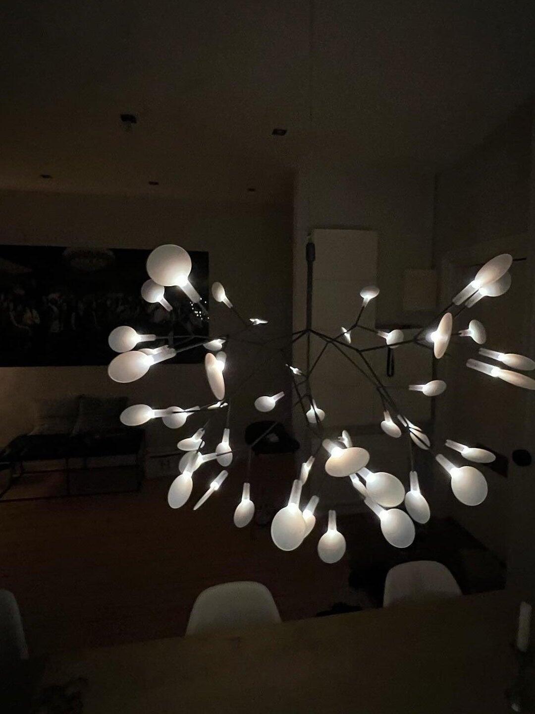 Black Heracleum Chandelier - Cueteks