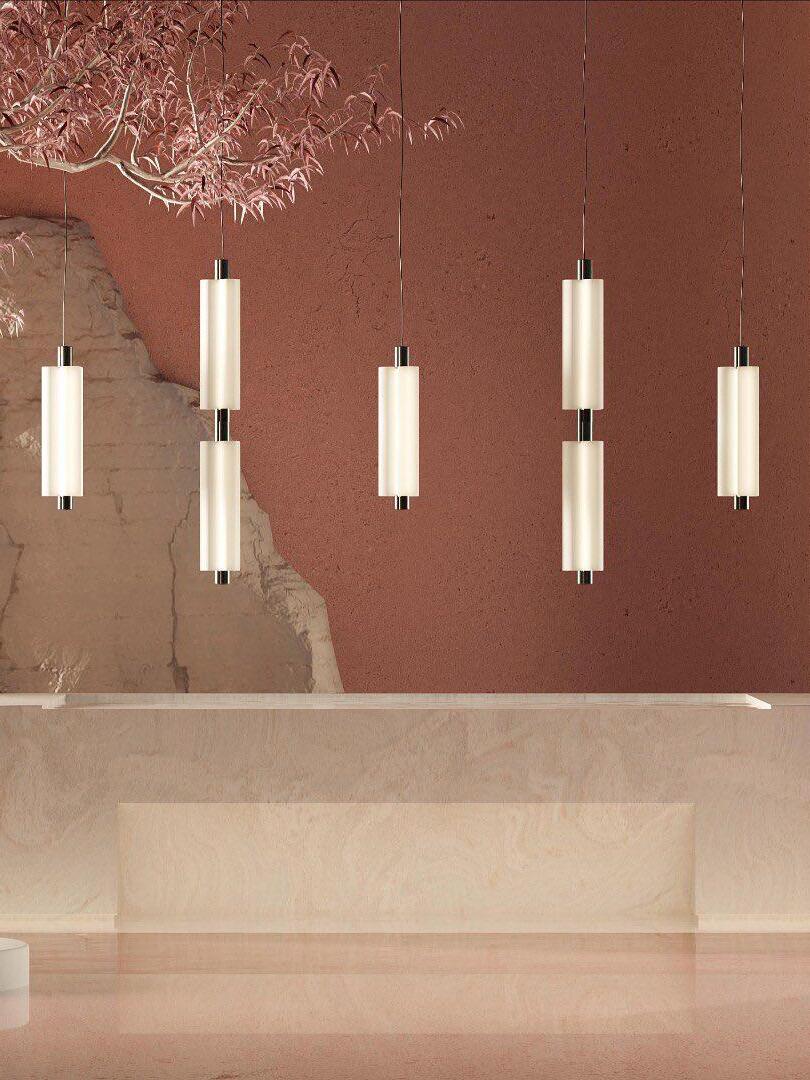 Modern Metal Metropol Linear Pendant Lamp - Cueteks