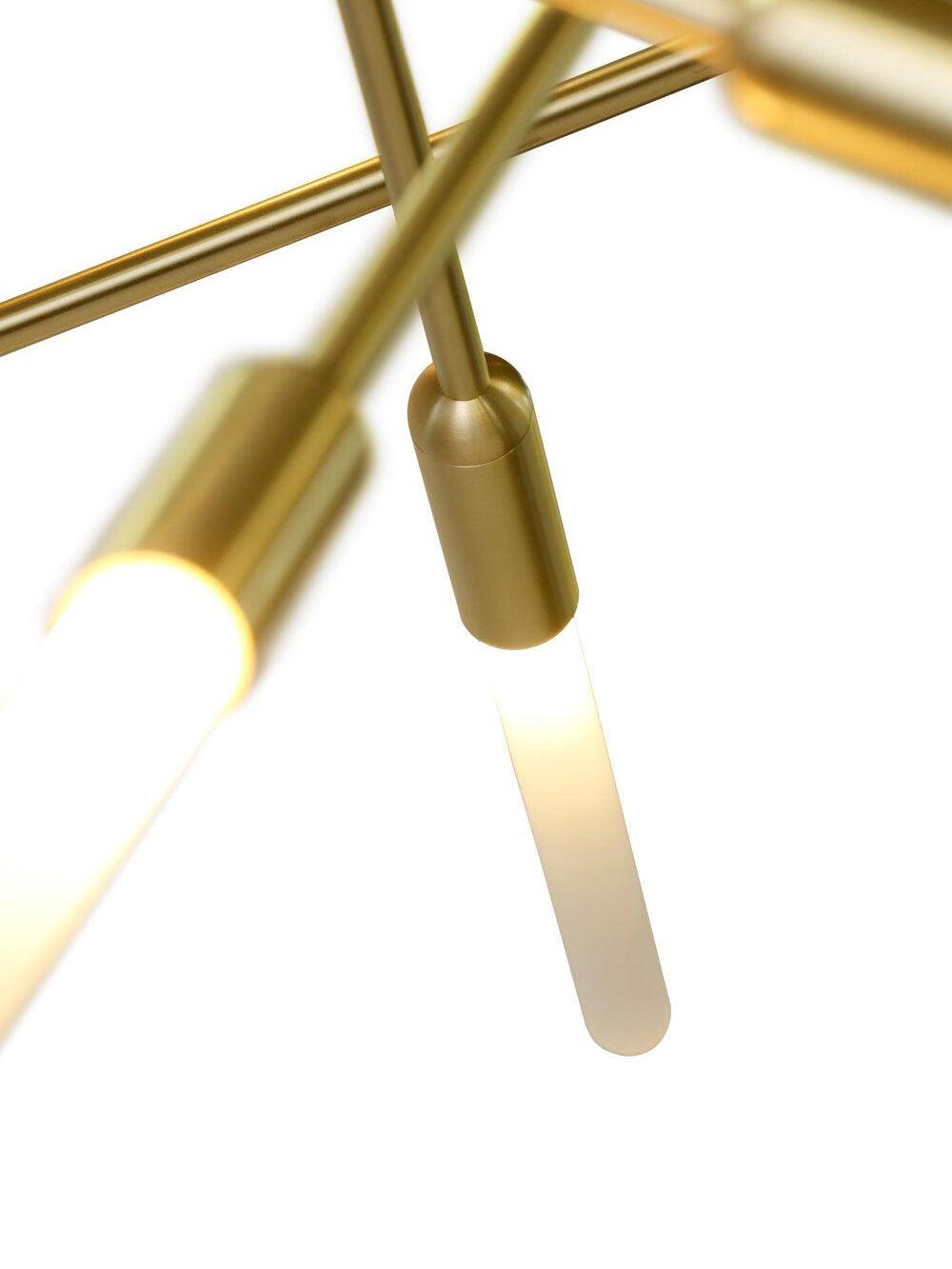 Close-up of a hanging tubular light tip